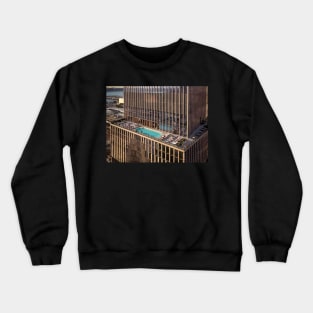 Swimming Pool Skyscraper Hudson Yards Manhattan NYC Crewneck Sweatshirt